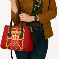 Navarre Flag Leather Bag Autonomous Community of Spain - Wonder Print Shop