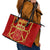 Navarre Flag Leather Tote Bag Autonomous Community of Spain - Wonder Print Shop