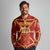 Navarre Flag Long Sleeve Polo Shirt Autonomous Community of Spain - Wonder Print Shop