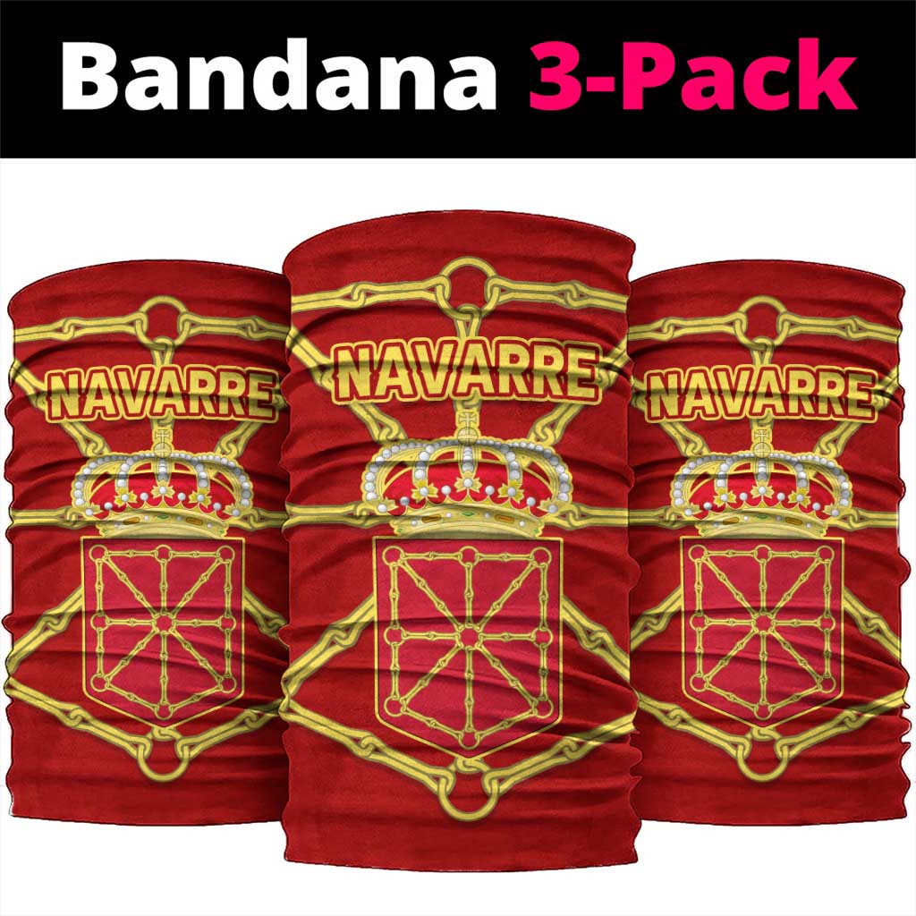 Navarre Flag Neck Gaiter Autonomous Community of Spain - Wonder Print Shop