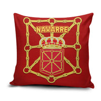 Navarre Flag Pillow Cover Autonomous Community of Spain - Wonder Print Shop