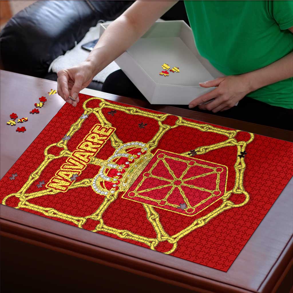 Navarre Flag Puzzle Autonomous Community of Spain - Wonder Print Shop