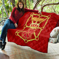Navarre Flag Quilt Autonomous Community of Spain - Wonder Print Shop