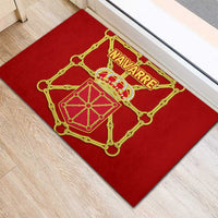 Navarre Flag Rubber Doormat Autonomous Community of Spain - Wonder Print Shop