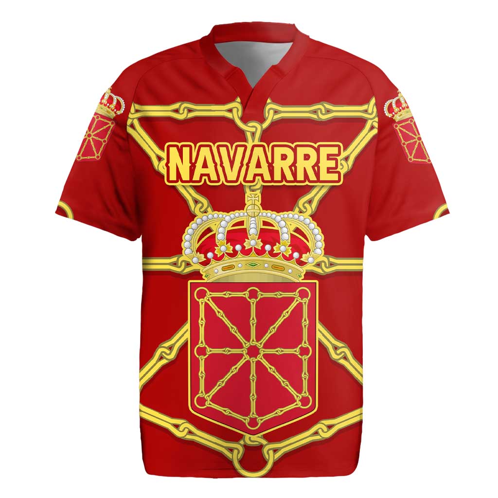 Navarre Flag Rugby Jersey Autonomous Community of Spain - Wonder Print Shop