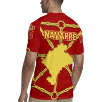 Navarre Flag Rugby Jersey Autonomous Community of Spain - Wonder Print Shop