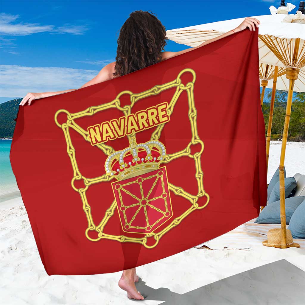 Navarre Flag Sarong Autonomous Community of Spain - Wonder Print Shop