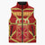 Navarre Flag Sleeveless Puffer Jacket Autonomous Community of Spain - Wonder Print Shop