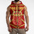 Navarre Flag Sleeveless Zip Hoodie Autonomous Community of Spain - Wonder Print Shop
