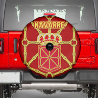 Navarre Flag Spare Tire Cover Autonomous Community of Spain - Wonder Print Shop