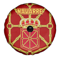 Navarre Flag Spare Tire Cover Autonomous Community of Spain - Wonder Print Shop
