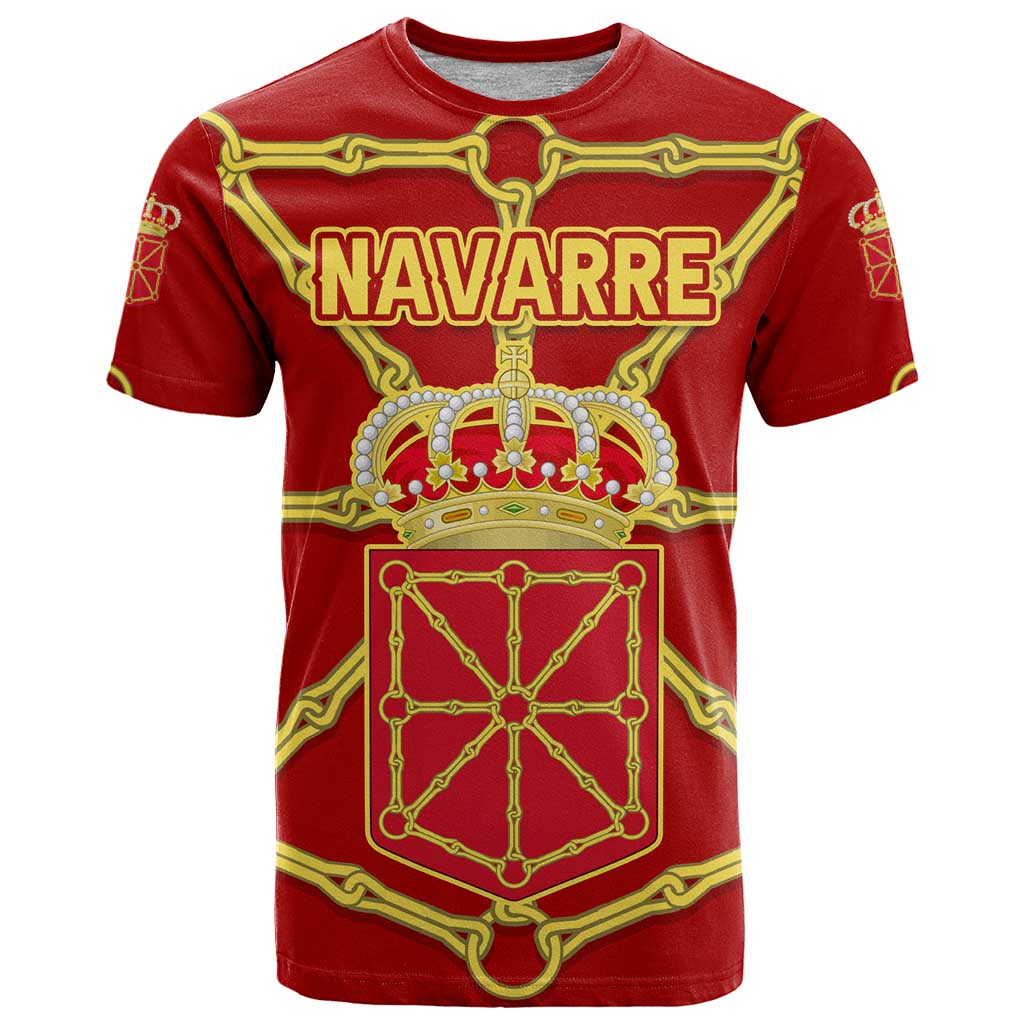 Navarre Flag T Shirt Autonomous Community of Spain - Wonder Print Shop