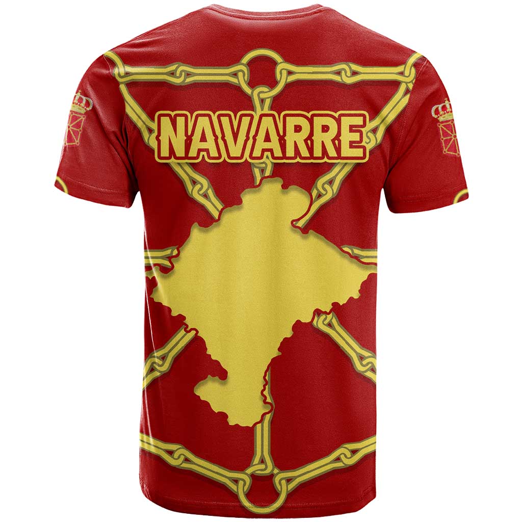 Navarre Flag T Shirt Autonomous Community of Spain - Wonder Print Shop