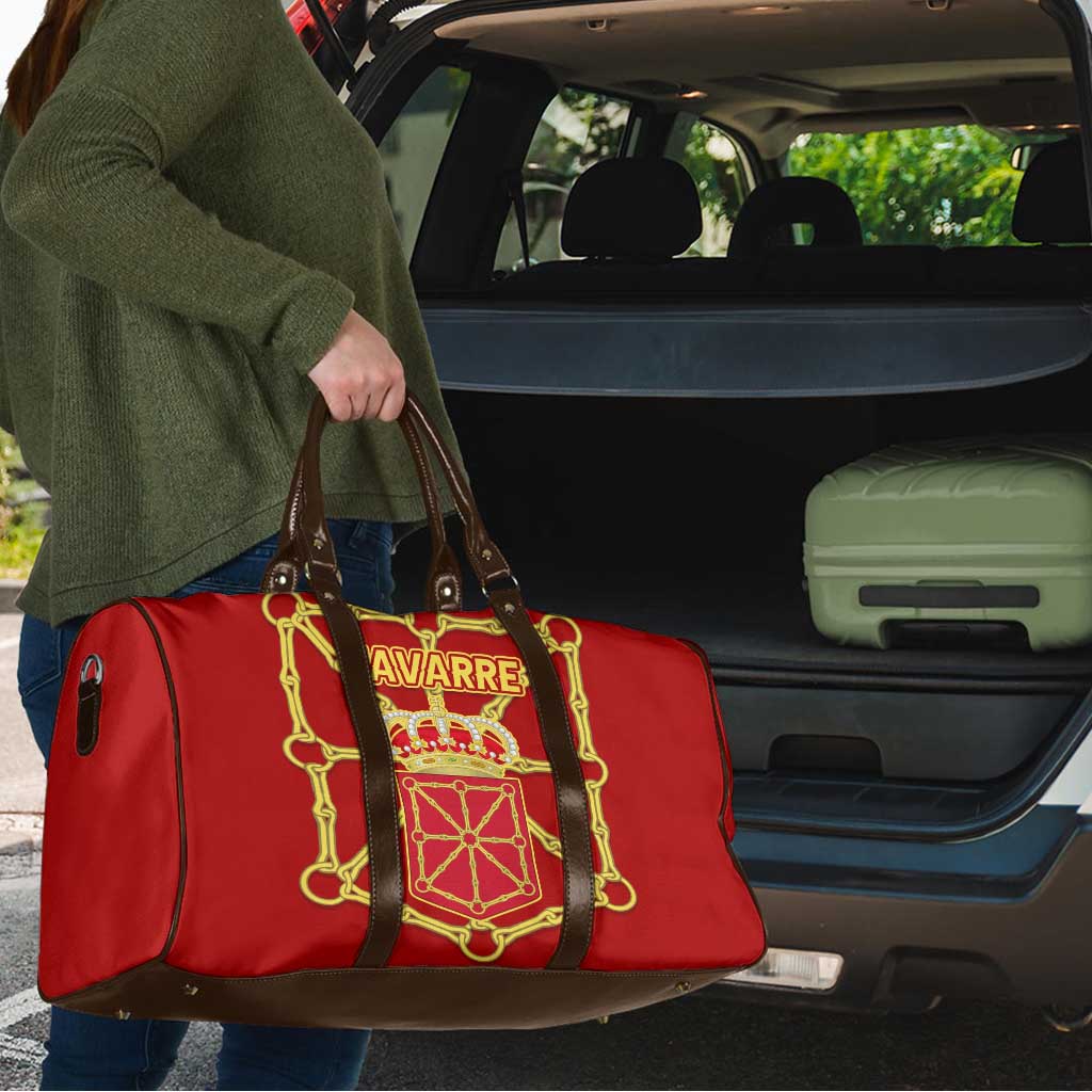 Navarre Flag Travel Bag Autonomous Community of Spain - Wonder Print Shop