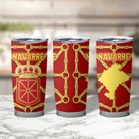 Navarre Flag Tumbler Cup Autonomous Community of Spain - Wonder Print Shop