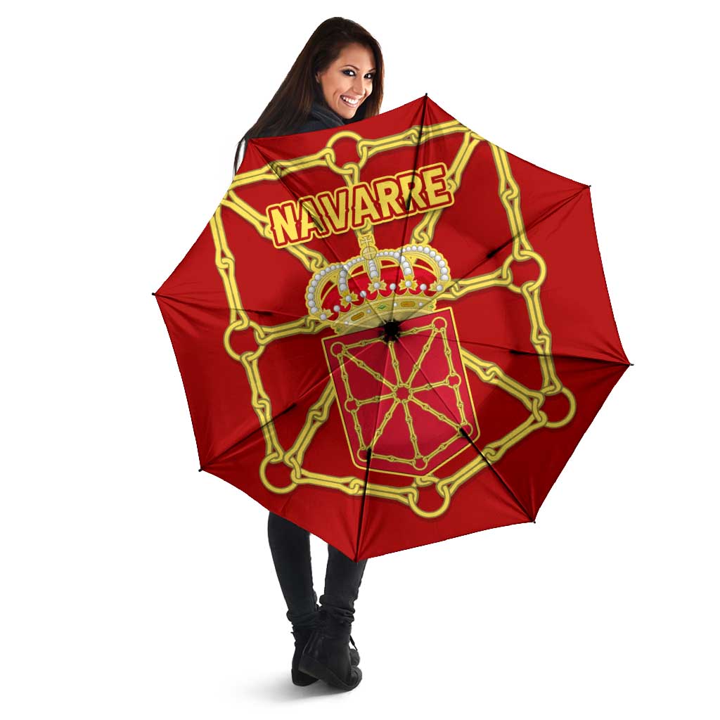 Navarre Flag Umbrella Autonomous Community of Spain - Wonder Print Shop