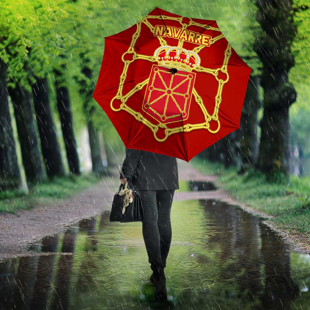 Navarre Flag Umbrella Autonomous Community of Spain - Wonder Print Shop