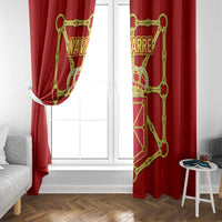 Navarre Flag Window Curtain Autonomous Community of Spain - Wonder Print Shop