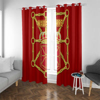 Navarre Flag Window Curtain Autonomous Community of Spain - Wonder Print Shop