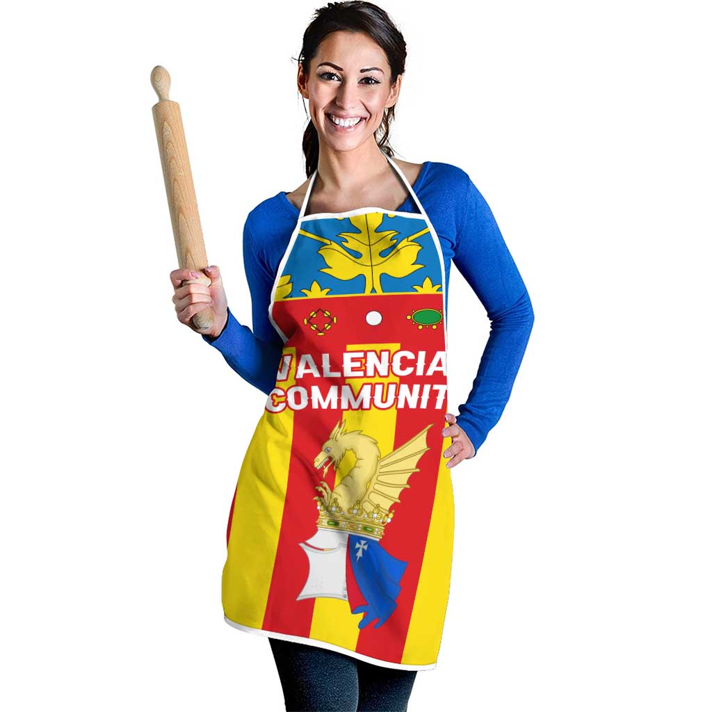 Valencian Community Flag Apron Autonomous Community of Spain - Wonder Print Shop