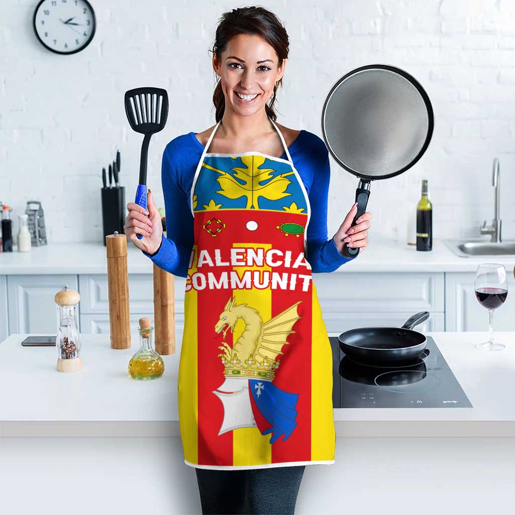Valencian Community Flag Apron Autonomous Community of Spain - Wonder Print Shop