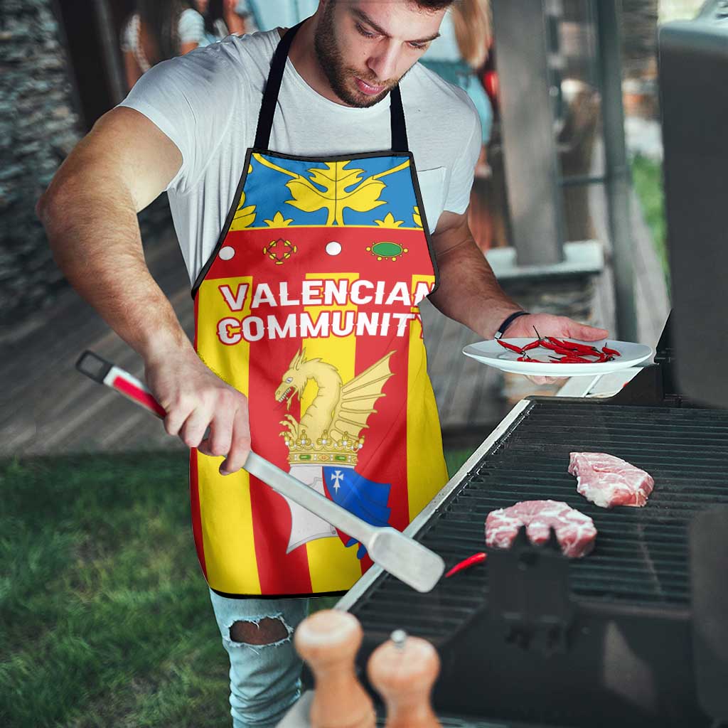 Valencian Community Flag Apron Autonomous Community of Spain - Wonder Print Shop