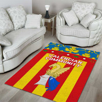 Valencian Community Flag Area Rug Autonomous Community of Spain - Wonder Print Shop