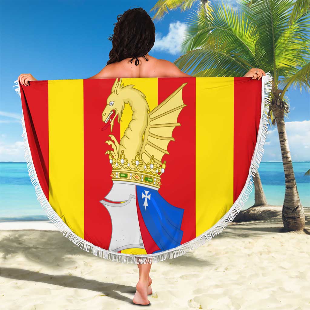 Valencian Community Flag Beach Blanket Autonomous Community of Spain - Wonder Print Shop