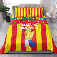 Valencian Community Flag Bedding Set Autonomous Community of Spain - Wonder Print Shop