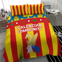 Valencian Community Flag Bedding Set Autonomous Community of Spain - Wonder Print Shop