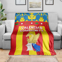 Valencian Community Flag Blanket Autonomous Community of Spain - Wonder Print Shop