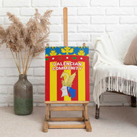 Valencian Community Flag Canvas Wall Art Autonomous Community of Spain - Wonder Print Shop