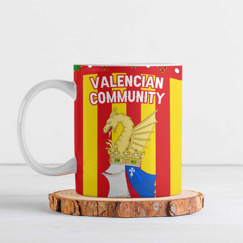 Valencian Community Flag Ceramic Mug Autonomous Community of Spain - Wonder Print Shop
