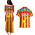 Valencian Community Flag Couples Matching Puletasi and Hawaiian Shirt Autonomous Community of Spain - Wonder Print Shop