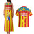 Valencian Community Flag Couples Matching Tank Maxi Dress and Hawaiian Shirt Autonomous Community of Spain - Wonder Print Shop