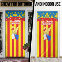Valencian Community Flag Door Cover Autonomous Community of Spain - Wonder Print Shop