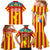Valencian Community Flag Family Matching Mermaid Dress and Hawaiian Shirt Autonomous Community of Spain - Wonder Print Shop