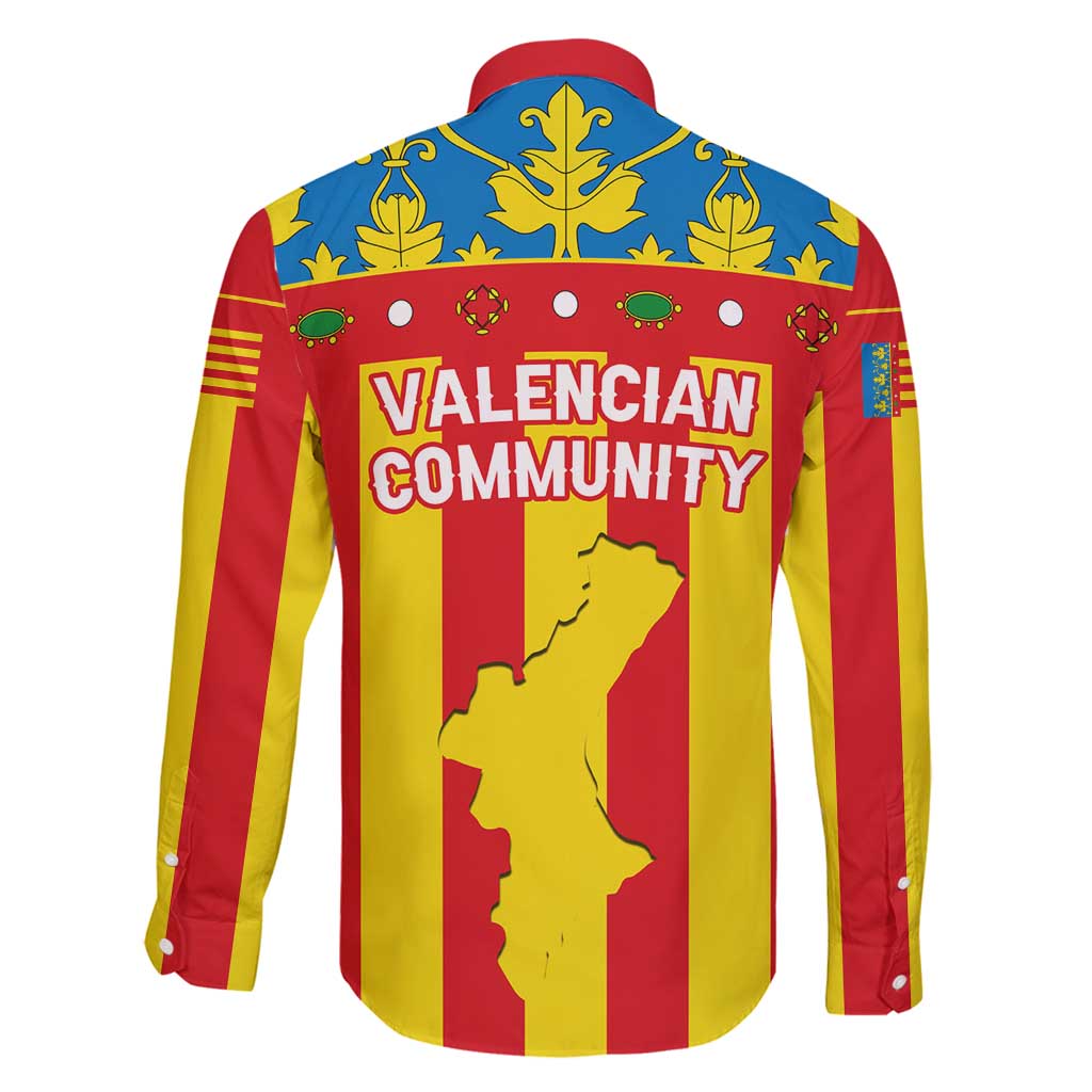 Valencian Community Flag Family Matching Off Shoulder Short Dress and Hawaiian Shirt Autonomous Community of Spain - Wonder Print Shop