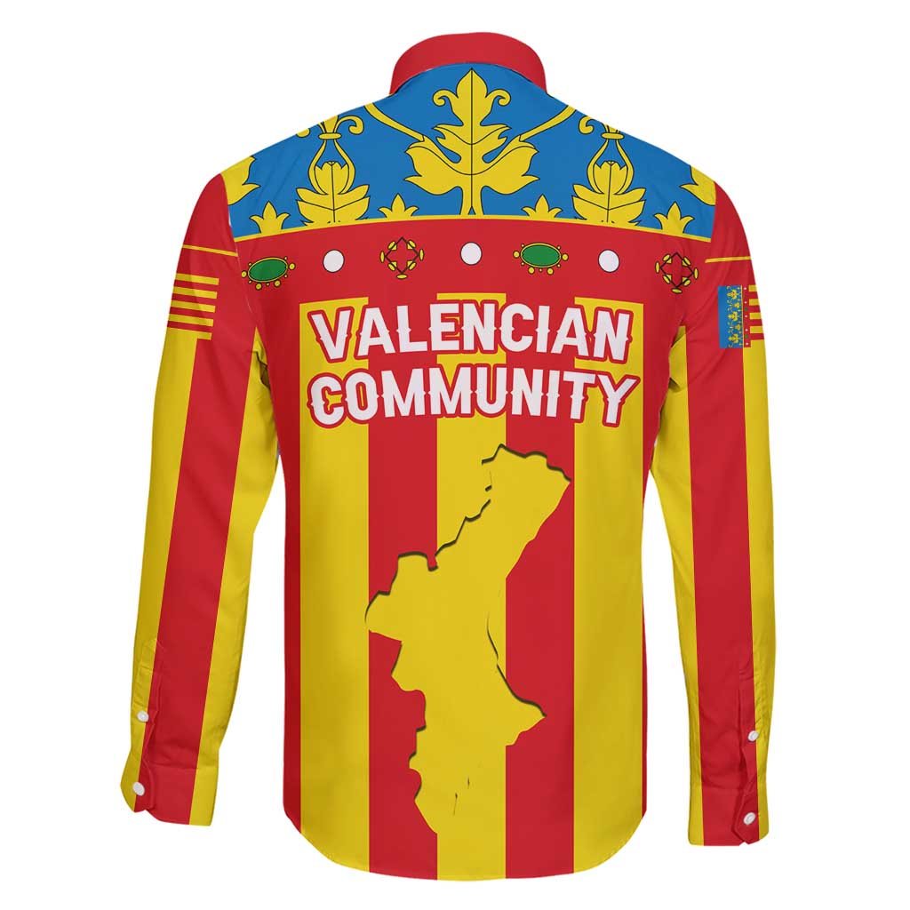 Valencian Community Flag Family Matching Short Sleeve Bodycon Dress and Hawaiian Shirt Autonomous Community of Spain - Wonder Print Shop