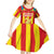 Valencian Community Flag Kid Short Sleeve Dress Autonomous Community of Spain - Wonder Print Shop