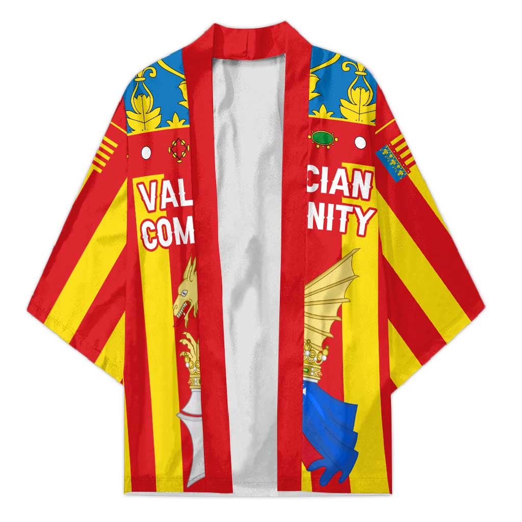 Valencian Community Flag Kimono Autonomous Community of Spain - Wonder Print Shop