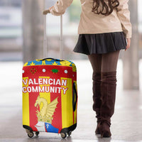 Valencian Community Flag Luggage Cover Autonomous Community of Spain - Wonder Print Shop