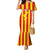 Valencian Community Flag Mermaid Dress Autonomous Community of Spain - Wonder Print Shop