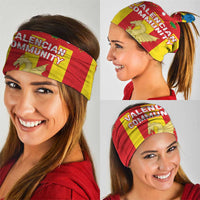 Valencian Community Flag Neck Gaiter Autonomous Community of Spain - Wonder Print Shop