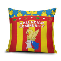 Valencian Community Flag Pillow Cover Autonomous Community of Spain - Wonder Print Shop