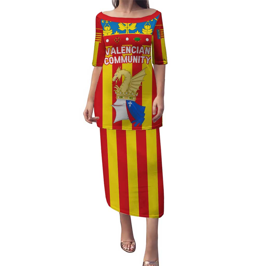 Valencian Community Flag Puletasi Autonomous Community of Spain - Wonder Print Shop