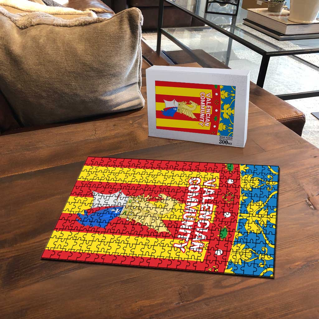 Valencian Community Flag Puzzle Autonomous Community of Spain - Wonder Print Shop