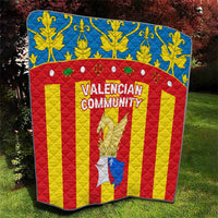 Valencian Community Flag Quilt Autonomous Community of Spain - Wonder Print Shop