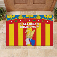 Valencian Community Flag Rubber Doormat Autonomous Community of Spain - Wonder Print Shop