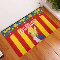 Valencian Community Flag Rubber Doormat Autonomous Community of Spain - Wonder Print Shop